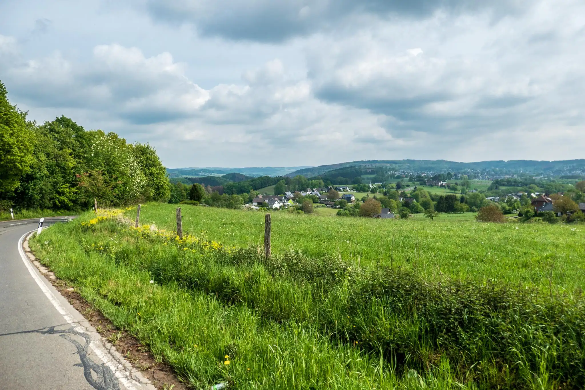 Landschaft bei Bergisch Gladbach